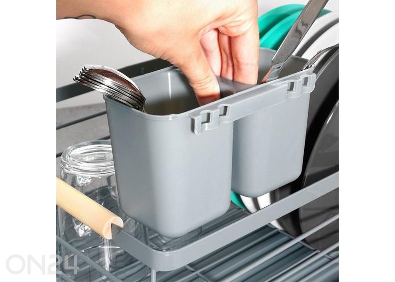 Сушилка для посуды, серая увеличить