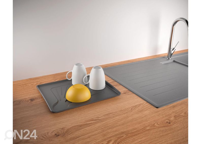 Сушилка для посуды Aquatex Plus, 35х30х12 см, черная увеличить