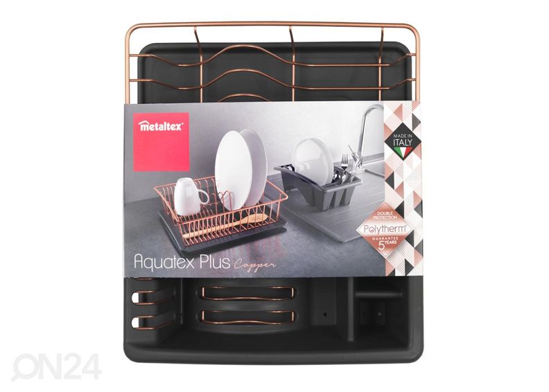 Сушилка для посуды Aquatex Plus, 35x30x12 см, бронза увеличить