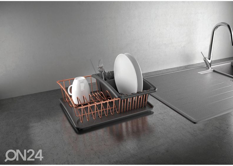 Сушилка для посуды Aquatex Plus, 35x30x12 см, бронза увеличить