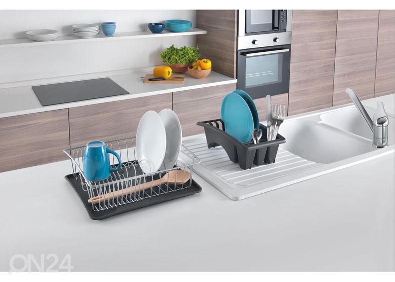 Сушилка для посуды Aquatex Plus, 35x30x12 см, серебро увеличить