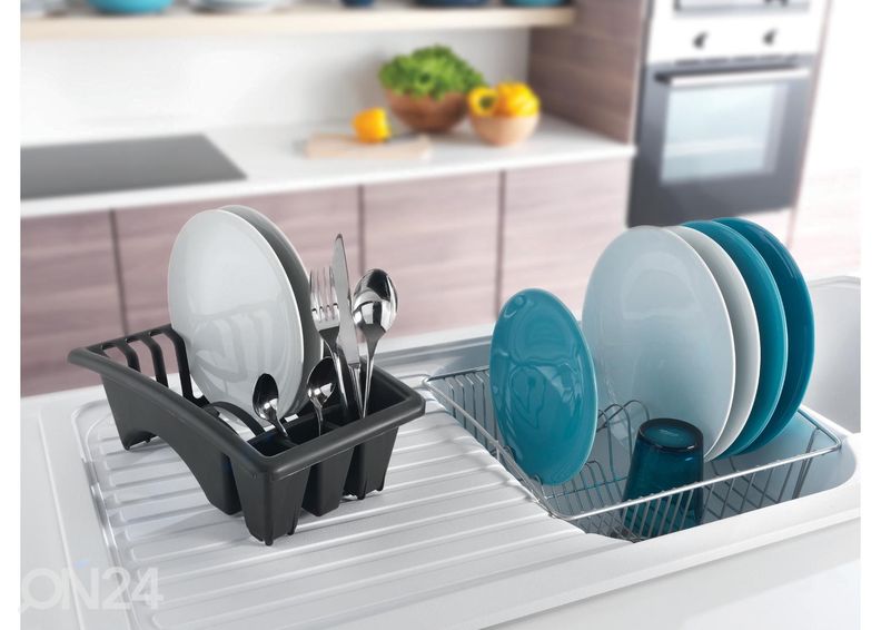 Сушилка для посуды Aquatex Plus, 35x30x12 см, серебро увеличить