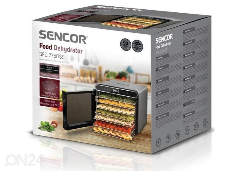 Сушилка для фруктов Sencor SFD7750SS увеличить