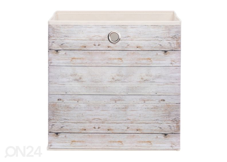 Текстильный ящик Alfa 1 имитация белого дерева увеличить