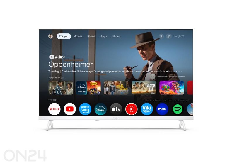 Телевизор Sharp 32" (81 см) HD Ready Google TV, белый увеличить