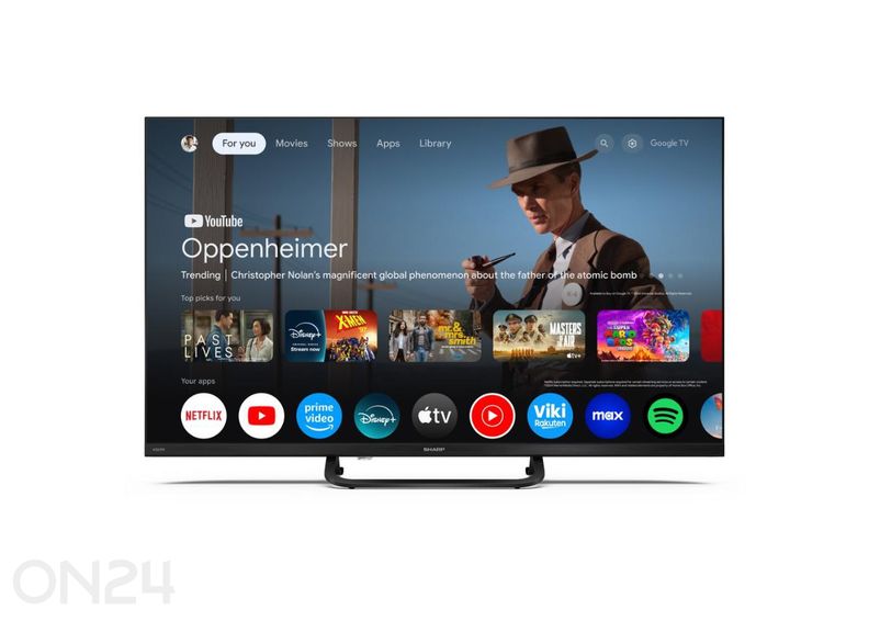 Телевизор Sharp 32" (81 см) QLED Full HD Google TV увеличить