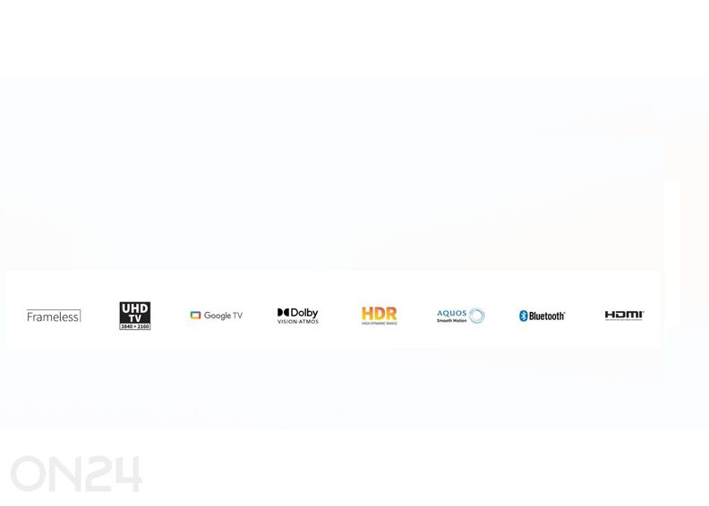 Телевизор Sharp 43 дюйма (108 см) 4K Ultra HD Google TV, Dolby Vision, Dolby Atmos увеличить