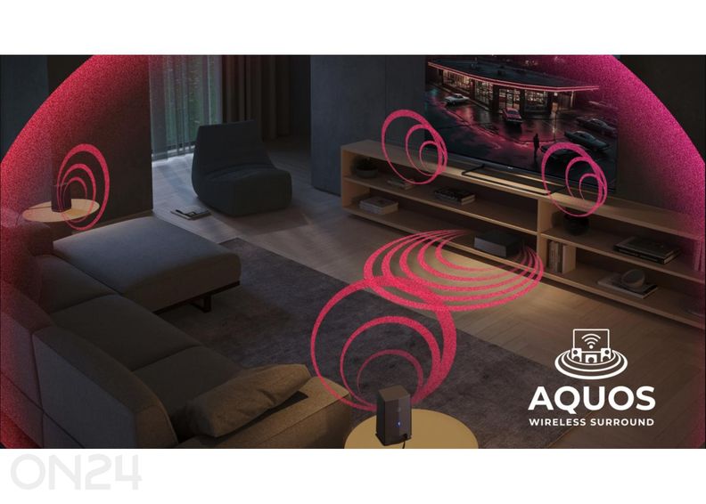 Телевизор Sharp 43" (108 см) QLED 4K Ultra HD Google TV, Dolby Vision IQ, Dolby Atmos увеличить