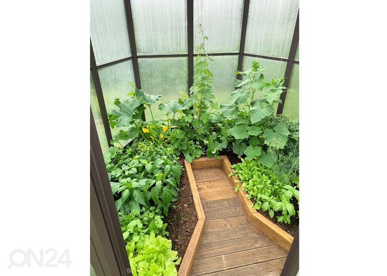 Теплица шестиугольная увеличить