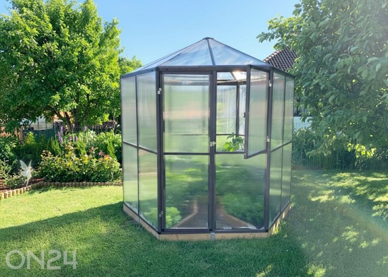 Теплица шестиугольная увеличить