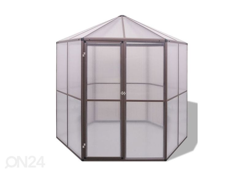 Теплица шестиугольная увеличить