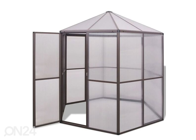 Теплица шестиугольная увеличить