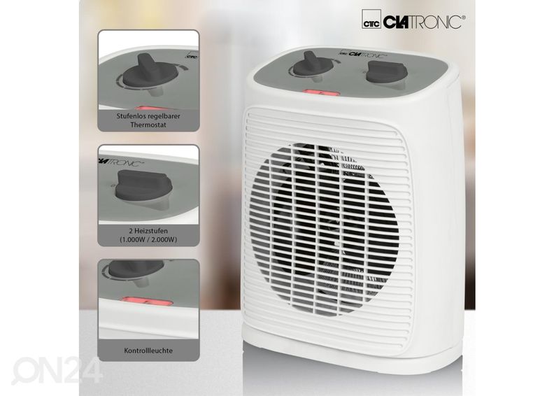 Тепловентилятор Clatronic HL3762W увеличить