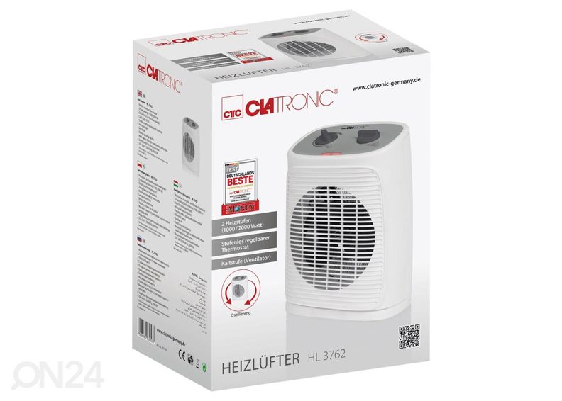 Тепловентилятор Clatronic HL3762W увеличить