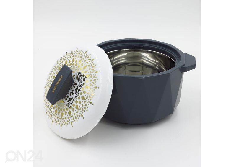 Термокастрюля Diamond 3,0 л темно-серый/белый увеличить