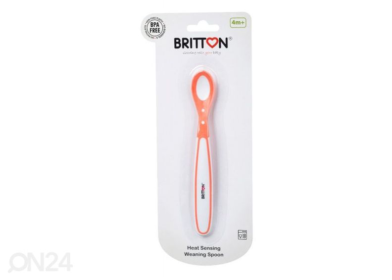 Термочувствительная ложка для кормления Britton Heat (3 шт.) увеличить