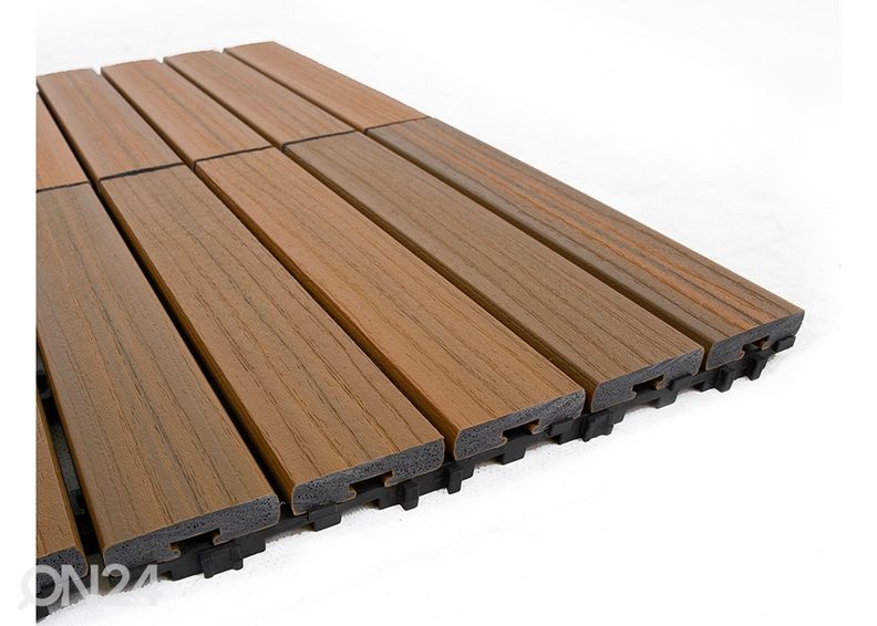 Террасная доска 30х30 см, 22 шт. увеличить