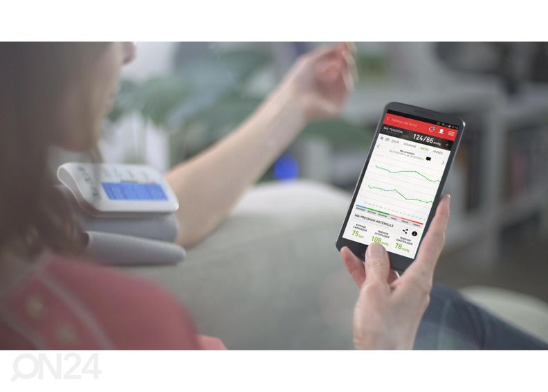Тонометр с Bluetooth Tensiosmart Terraillon увеличить