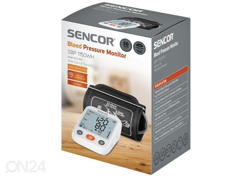 Тонометр Sencor SBP1150WH увеличить