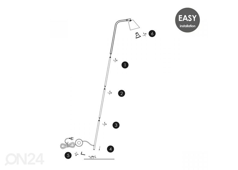 Торшер Detroit увеличить