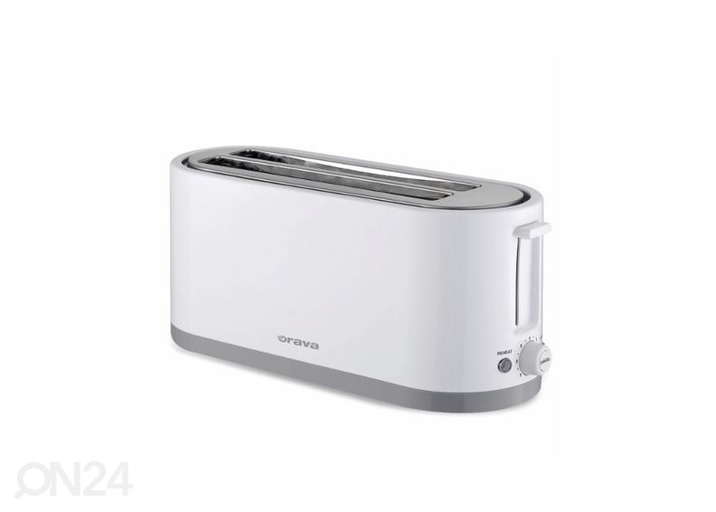 Тостер на 4 ломтика Orava HR125, белый/серый увеличить