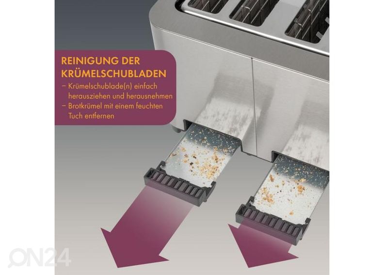 Тостер на 4 ломтика ProfiCook PCTA1252 увеличить