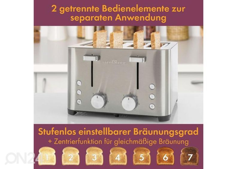 Тостер на 4 ломтика ProfiCook PCTA1252 увеличить