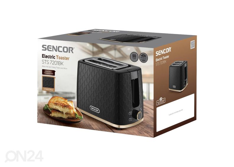 Тостер Sencor STS 7201BK, черный увеличить