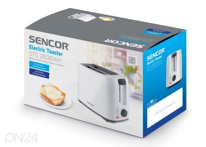 Тостер Sencor STS2606WH, белый увеличить