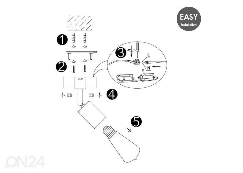 Точечный светильник Denton увеличить
