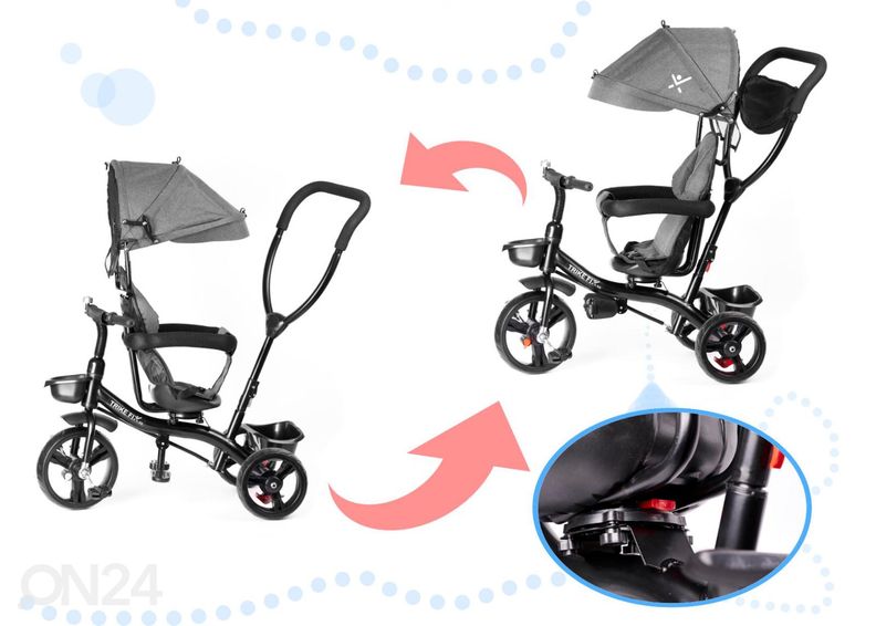 Трехколесный велосипед и коляска Trike Fix Lite увеличить
