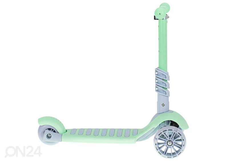 Трехколесный самокат с сиденьем и светодиодными фонарями увеличить