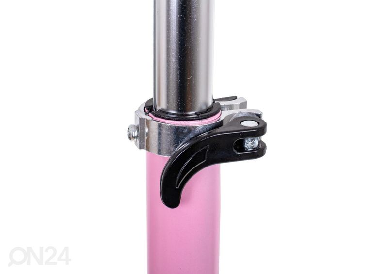 Трехколесный самокат с сиденьем и светодиодными фонарями увеличить