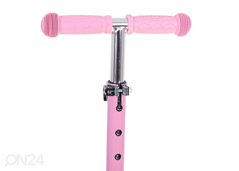 Трехколесный самокат с сиденьем и светодиодными фонарями увеличить