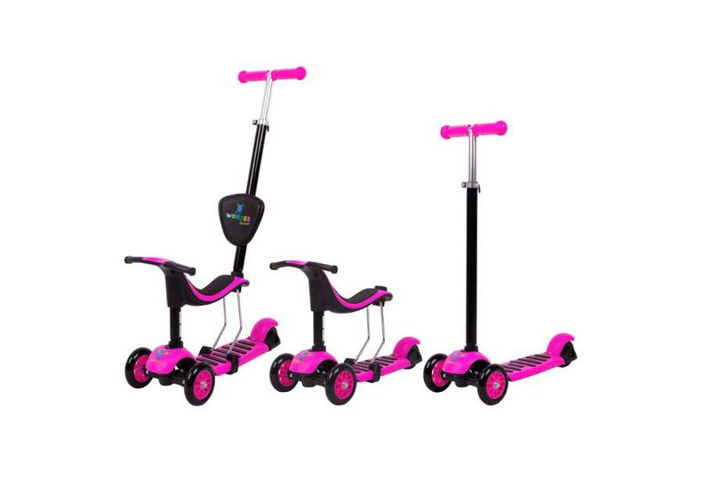 Трехколесный самокат 3-in-1 WORKER Jaunsee увеличить