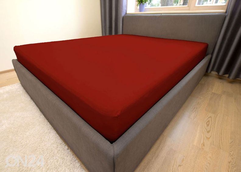 Трикотажная простынь на резинке 90x200 см увеличить