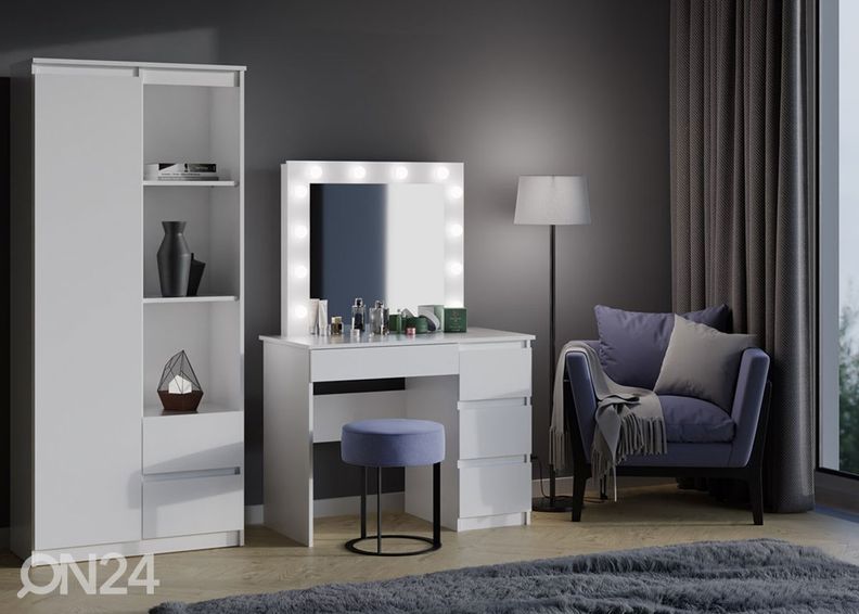 Туалетный столик с зеркалом и освещением Ganz 1 увеличить