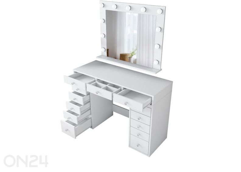 Туалетный столик с зеркалом и подсветкой увеличить