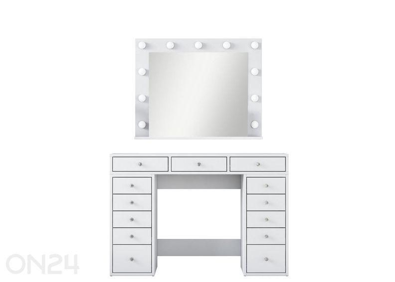 Туалетный столик с зеркалом и подсветкой увеличить