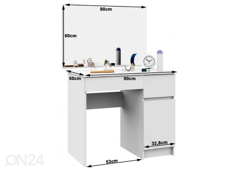 Туалетный столик с зеркалом увеличить