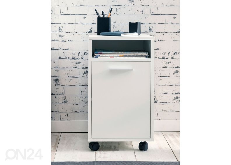 Тумба мобильная, белый увеличить