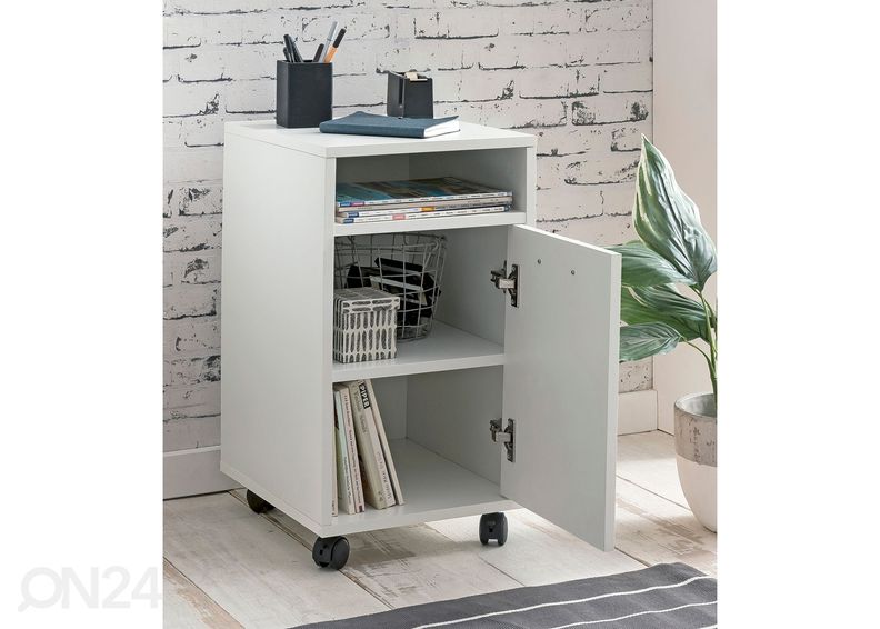 Тумба мобильная, белый увеличить