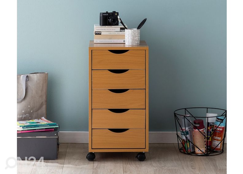 Тумба мобильная, бук увеличить