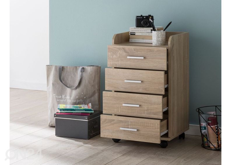 Тумба мобильная, сонома дуб увеличить