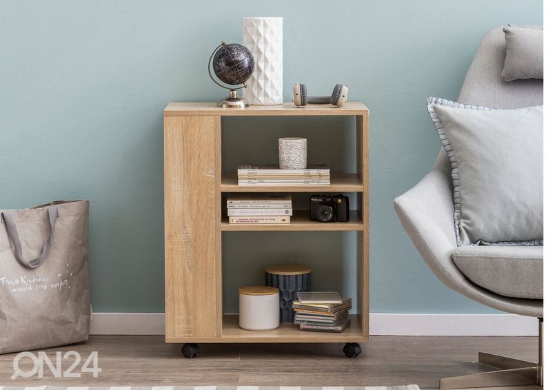 Тумба мобильная, сонома дуб увеличить