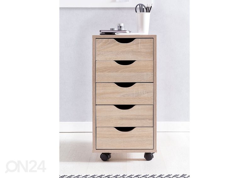 Тумба мобильная, сонома дуб увеличить