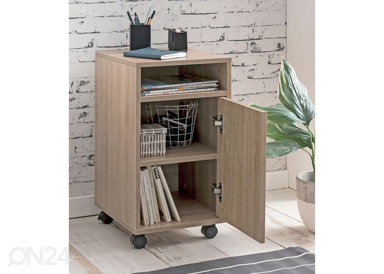 Тумба мобильная, сонома дуб увеличить