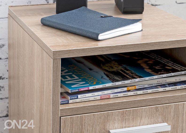 Тумба мобильная, сонома дуб увеличить