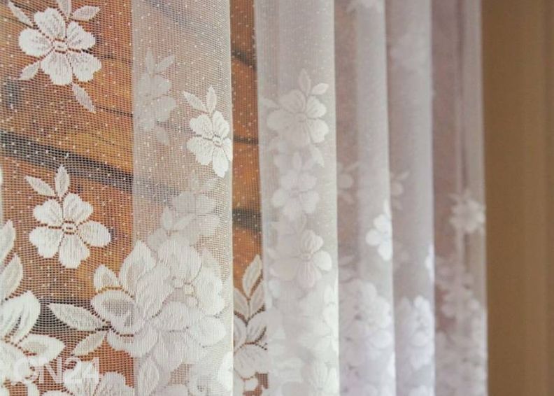 Тюлевая занавеска Цветок 300x170 см увеличить