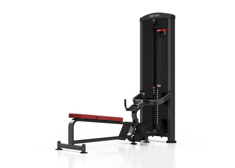 Тяга горизонтального блокам тренажёр с тяжестью Marbo Sport увеличить